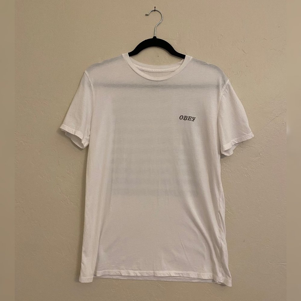 ✔  (SOLD) OBEY White Men's/Unisex T-shirt